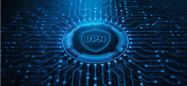 VPN blue black